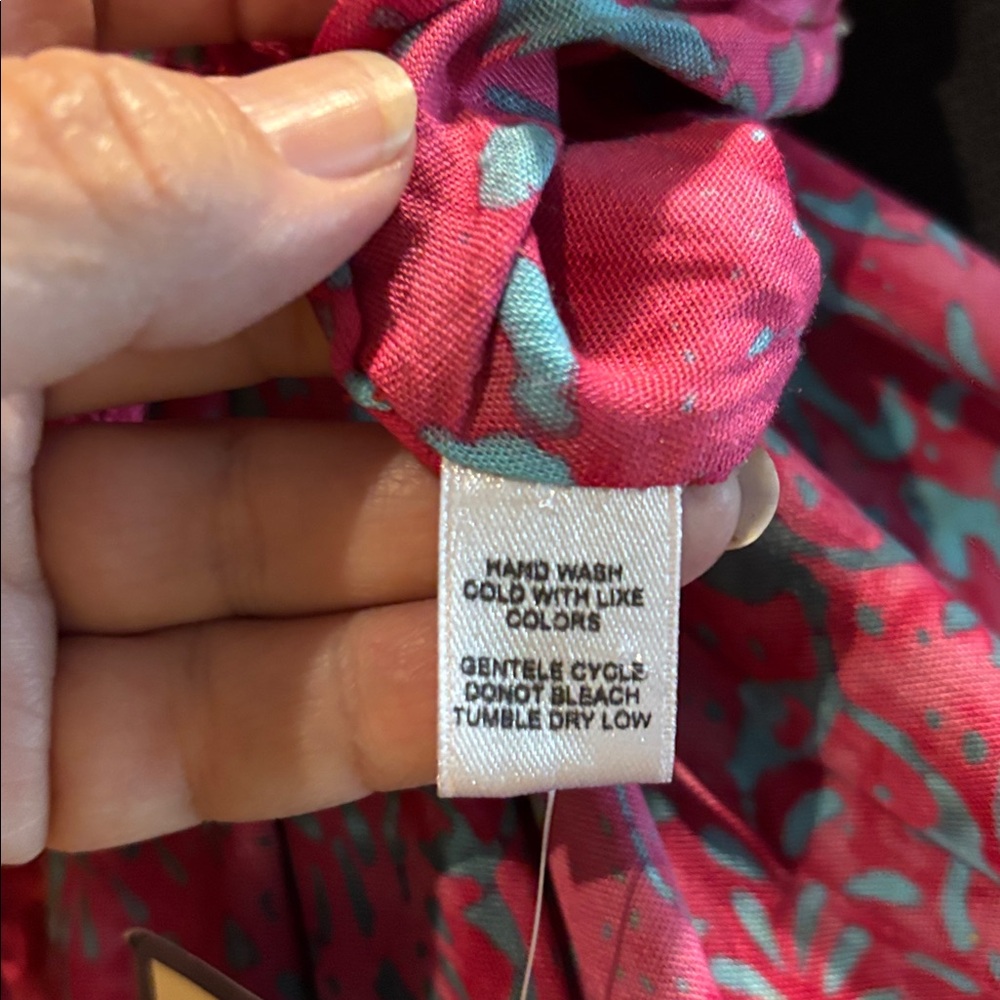 Pink Floral Sarong Wrap Dress - Picture 4 of 7